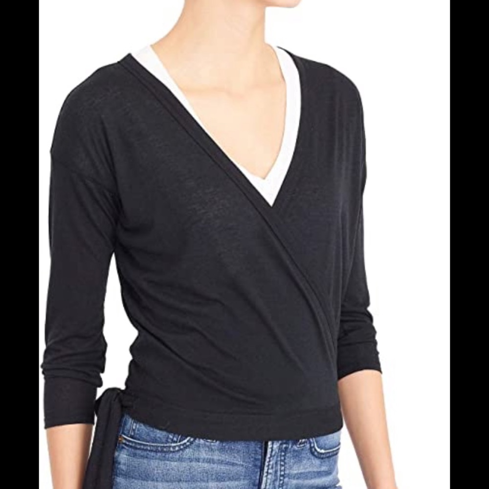 J. Crew Wrap Top